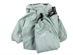 CeLaVi regntøj bukser og jakke med fleecefoer slate gray
